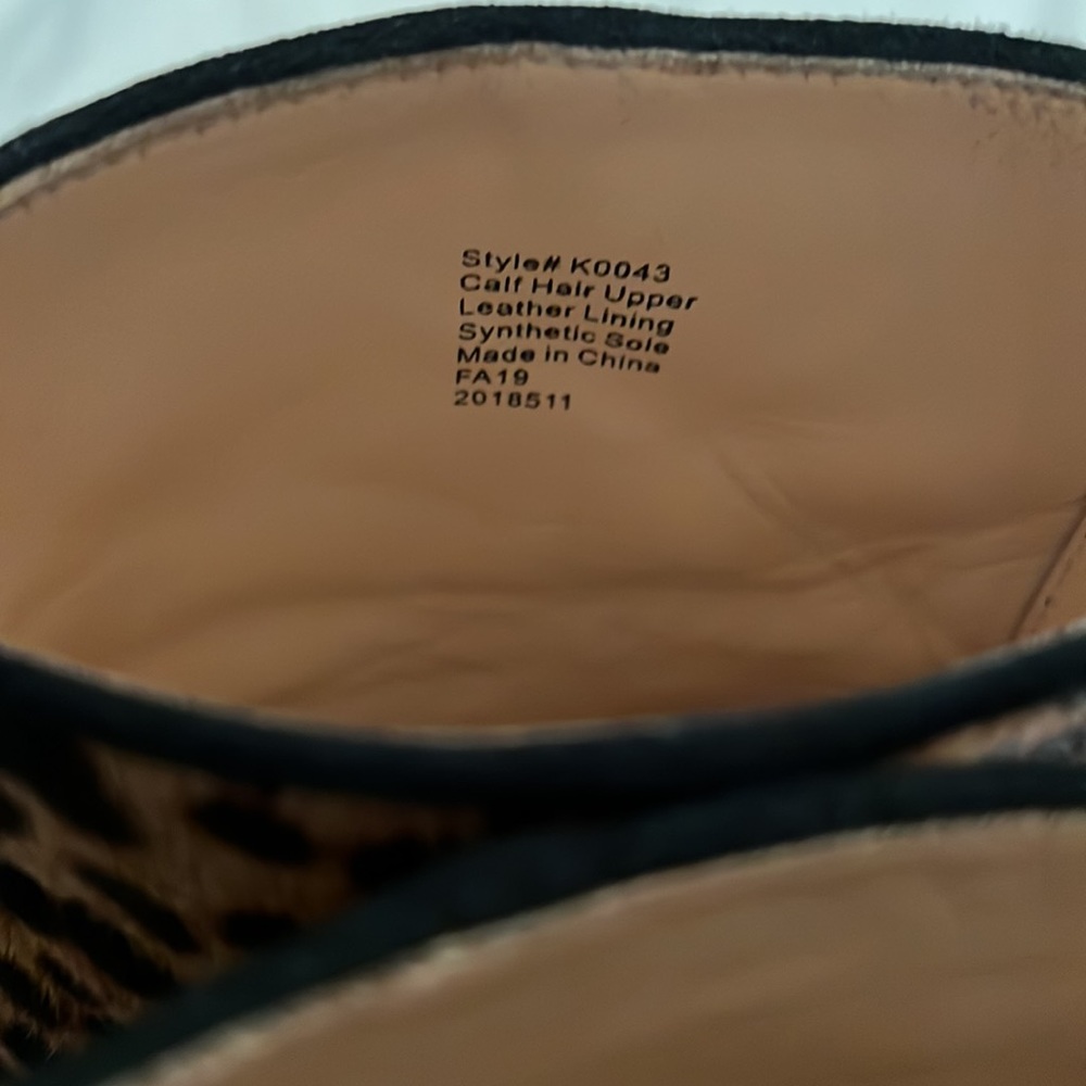 J. Crew Sadie Leopard Mid Rise Boots - Picture 7 of 9